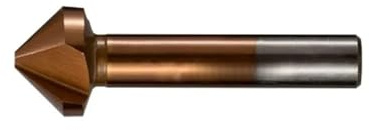 ZHLWei Broca avellanadora de 6,3-40 mm, 3 flautas, 90 grados, herramienta de corte de chaflán for desbarbado, for hierro, aluminio, acero inoxidable y metal.