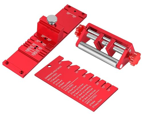 Kustimantu Jig de Afilado,Aleación De Aluminio Con Ángulo Ajustable - Afilador De Cinceles Para Carpinteros - Para Cepillado, Mantenimiento, Taller, Garaje, Hogar, Adultos, Carpinteros Y Ebanistas