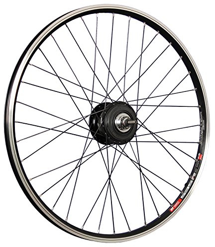 Rueda Trasera de 26 Pulgadas de Bicicleta DT Swiss 535 con Shimano Alfine Hub Black