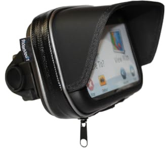 RiderMount Sunshade GPS Case with Handlebar Mount (Small)