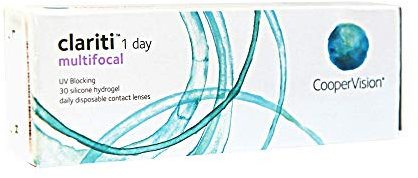 Clariti 1day multifocal Tageslinsen weich, 30 Stück/BC 8.6 mm/DIA 14.1 mm/ADD HIGH / -1.25 Dioptrien