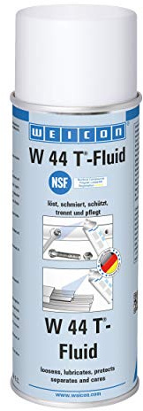 WEICON W 44 T-Fluid | 400 ml | Multifunktions-Öl für sensible Bereiche | Multifunktionsöl, Kriechöl, Rostlöser, Schmiermittel und Pflegespray, lebensmittelecht