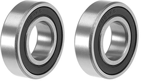 sourcing map ABEC-3 Lager 6004-2RS (2 Pack) Kugellager