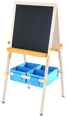 Teamson Kinder - Kleine Künstler Vangogh Kinder Staffeleien-Holz Grün TK-FB028G | 5 PCS-Zubehör