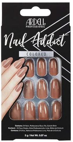 Ardell Nail Addict Artificial Nail Set, Latte