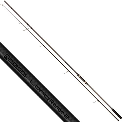 Radical Premium Karpfenrute Long Range 2 Angelrute Karpfen-Angeln auf große Distanzen, Schwarz