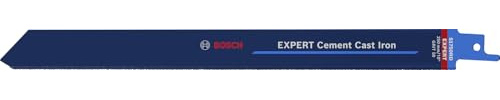 Bosch 1x EXPERT Cement Cast Iron S1750RD fram- och återgående sågblad (för Gjutjärn, Fiberplast GFK, CFK, Längd 250 mm, Professional Tillbehör Tigersåg)