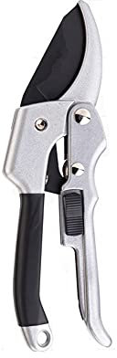 20cm Ratchet Garden Scissor Hand Pruner Anvil Branch Shear Shrub Orchard Tool pruningcut secateur Plant Trim Horticulture