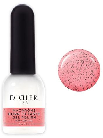 Didier Lab - Premium Gel Nail Polish Macarons - Born to Taste - Gel Nail Varnish - Nail Art - Long-Lasting High Gloss Wear - Easy to Apply - Gel Nails - Rich Pigment - UV/LED - Chip Resistant