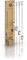 Buddy's BBQ - Spiedini per barbecue, 4 spiedini, in acciaio inox, con manico ad anello, con cursore