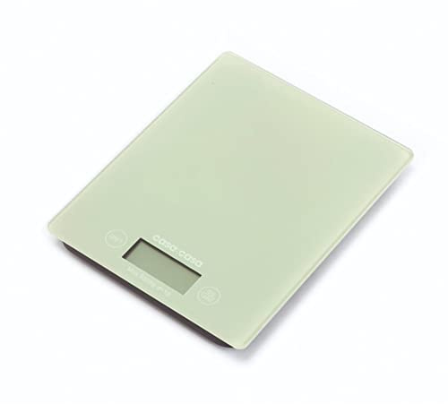 Casa&Casa Digital Kitchen Scales, Professional Food Weighing Scale with Display, Electronic Scale Weight g, lb, oz and kg for Meal Prep, Cooking & Baking, Precise Graduation 1g, Sage Green