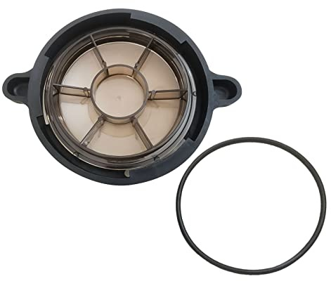 YWNYT Tapa de Bomba de Piscina, Tapa de Filtro de Bomba de Piscina de Repuesto Compatible con Bombas de Piscina Spla-Pool sobre el Suelo y en el Suelo, Repuesto 72728, 72729, 72730, Viene con tórica