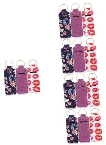 SAFIGLE 15stücke Teiliges Schlüsselanhänger Für Lippenstift Praktische Organizer Für Schlüssel Und Kosmetik Für Partys Und Alltag