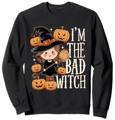 Halloween-Hexe Ich bin die böse Hexe Halloween Sweatshirt