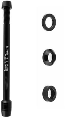 Hsupez Steckachsadapter, Fahrrad Rollentrainer Steckachse, Gewindesteigung M12x1,5, 160-172mm, Hochfeste Fahrradtrainer Achse Schaft, Steckachse Adapter aus Aluminiumlegierung, für Fahrräder