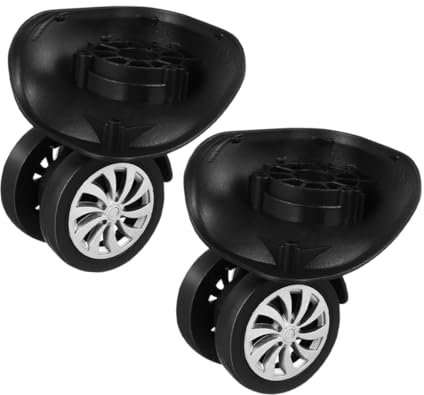 Ipetboom 8pièces Lot De Roulettes Pivotantes Pour Valises Roulettes De Rechange Silencieuses