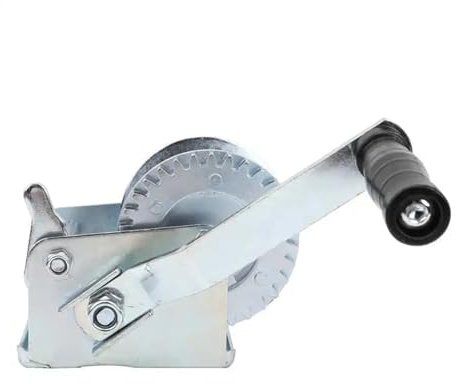 Treuil manuel en métal galvanisé de 600 lb, cadre lourd, remorque, cabestan, treuil à manivelle, support vide, accessoire for yacht, bateau Élingue de levage pour bateau, remorque, camion