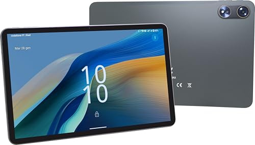 MAJESTIC TAB 922 MAX - Tablet 12 IPS HD PLUS (2000x1200), WI-FI e 4G, Octa Core, memoria 128G, RAM 8G, Android 14, doppia camera, GPS