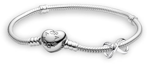 PANDORA Damen-Armband Starter-Set Silber Für Immer & Ewig 28922 | Schmuckset mit Unendlichkeits-Charm für Frauen 925 Sterlingsilber, Symbol ewiger Liebe