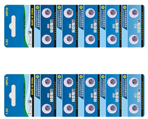 Lot de 10/20 piles bouton alcalines 1,5 V AG4 LR626 1,5 V pour jouets et télécommandes gadgets