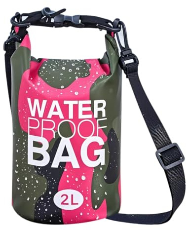 Dry Bag 2L wasserdichter Beutel Rucksack wasserdichte Taschen Seesack Packsack, Rucksack Wasserdicht Beutel, Waterproof Bag Drybag für Wassersport/Strand/Bootsport