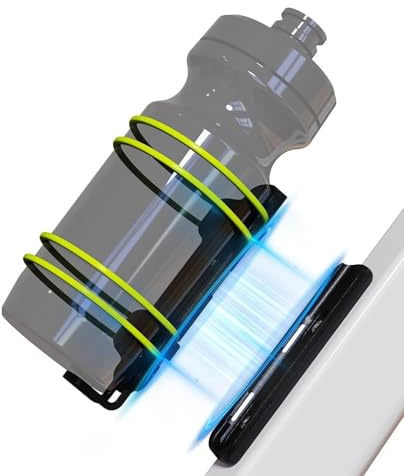 Universeller magnetischer Flaschenhalter für Fahrräder, Schnellverschluss-Design mit No-Fall-Schnalle und Riemen, passend für Flaschen mit 2,3–3,9 Zoll,A