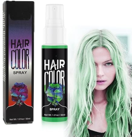 Temporäres Haarfarbenspray, Crazy Purple Color Haarspray-Crazy Purple Temporäres farbiges Haarspray Sofort-Styling,Waschbares Haarfärbespray Sofort-Haarfärbemittel für Halloween