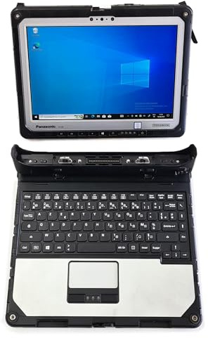 Panasonic Toughbook CF-33 MK1 – Robustes 2-in-1 Notebook mit Abnehmbarer Tastatur, Intel Core i5, 8GB, 256GB SSD, AZERTY-Tastatur, Win 11 kompatibel/Win 10 vorinstalliert (Generalüberholt)