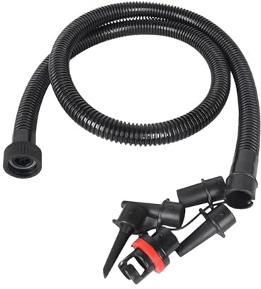 Paddle Board Pump Attachment | with Nozzle Portable Threaded Attachment | Inflatable Boat Air Pump Hose Kit - for Raft Pontoon Tent Floats Outdoor Pool Beach Lake Camping Gear