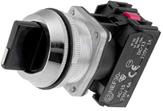 NEF30-TPESXY Schalter: Dreh- Stab.Pos: 1 NC + NO 30mm schwarz IP56 Pos: 3 PROMET