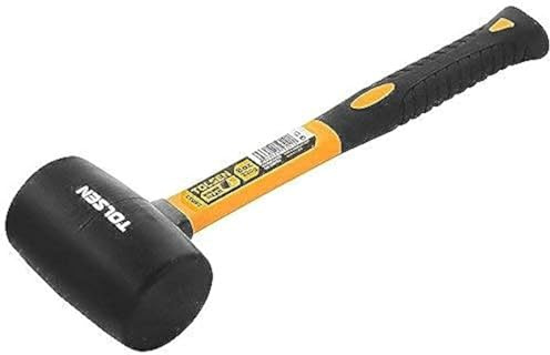 Rubber Mallet 16Oz Rubber Grip Fiberglass Handle