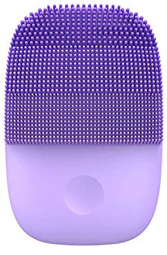 inFace Gesichtsreinigungsbürste Gesicht Hautpflege-Werkzeuge Wasserdichtes Silikon Electric Sonic Cleanser Beauty Massager (lila)