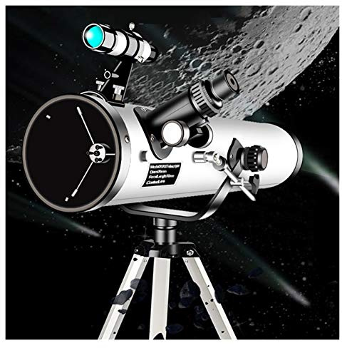 Teleskop 114 Mm Kaliber Astronomisches Refraktor-Teleskop, 700 Mm Brennweite, Tragbares Reiseteleskop Perfekt Für Kinder Kinder Jugendliche, 3 Okulare (Size : Package4)