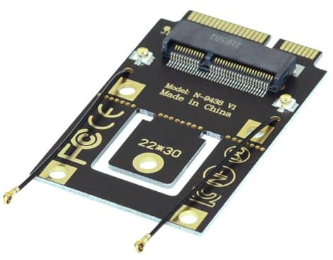 chenyang CY M.2 Key-A NGFF a Mini PCI-E PCI Express convertitore adattatore per scheda wireless 9260 8265 7260 AC Wifi