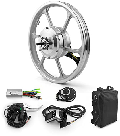 L-faster 40,6 cm (16 Zoll) 350 W elektrisches, bürstenloses Getriebemotorrad, Vorderradnabenantrieb mit Daumen-Drosselklappenanzeige für E-Bike, kleines Roller-Fahrrad