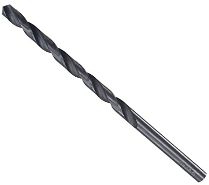 CoCud Twist Drill Bits, 8mm Drilling Diameter, Black Oxide High Speed Steel Extra Long Straight Shank - (Applications: for Stainless Steel Alloy Metal), 1-Piece