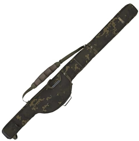 Korda Compac Rutentasche, Dark Kamo Design für Karpfenruten, bietet optimalen Schutz und schnellen Zugriff, für 3 Ruten bis 10ft (3,04m)