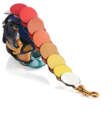 HASMI Taschengurte Echtes Leder Handtasche Zubehör Tasche Schultergurt Weibliche Tasche Farbe Ethnischer Wind Regenbogen Langer Schultergurt Handtaschen Schulterriemen (Color : R18)