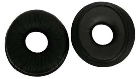 BESTonZON Ersatz Ohrpolster Für Kopfhörer Weiche Pu Ohrpolster Schwarz Verbesserter Bass Komfortable Elastische Headphone Ear Pads Für Djs Und Musikfans