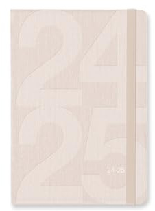 Letts of London Akademischer Kalender 2024/2025, A6, Wochenansicht, Sandfarben