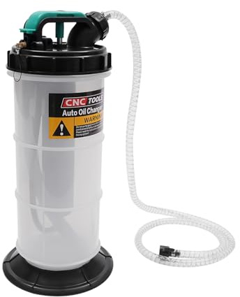Ciounmb 5,3L Ölabsaugpumpe Absaugpumpe Handpumpe mit 4 Schläuchen 4 6 8 10mm Absaugpumpe Öl Bremsenentlüftungsgerät Flüssigkeitsabsaugpumpe für Fahrzeugölwechsel Motorölwechsel