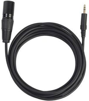 BESTonZON Audiokabelanschluss Mikrofonkabel USB gitarrenkabel USB-Adapter USB-Audiokabel c-Kabel guitar cable gitarren kabel audio-kabel recording gitarre kabel Black