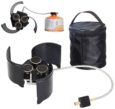 Hornillo de camping | 5000 W portátil para camping | plegable y resistente al de cerámica segura para camping, senderismo, picnic al aire libre