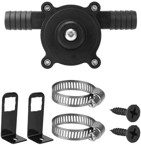 Mini pompes de transfert de liquide auto-amorçantes manuelles, pompe de forage électrique, pompe à eau portable for fluide diesel et huile, outil de jardinage et d'extérieur