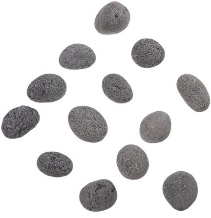 KONTONTY Piedra De Basalto Piedras para Cuencos De Fuego para Fogatas Rocas para Estufas De Gas Rocas para