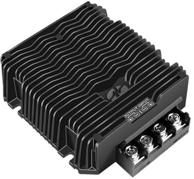 Regulador de Voltaje Reductor 18-36V, 24V a 12V, 13,8 V, 85A, 100A, módulo Buck 24 voltios a 12, Fuente alimentación for Coche y Barco(13.8V 100A)