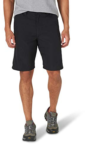 Wrangler Authentics Herren Funktions-Shorts mit Seitlichem Elastikband Cargos, schwarz, 50
