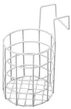 Behrend Halter, Urinflaschenhalter, für Frauen-Urinflaschen, rund 14 cm, weiß
