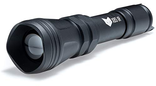 Nightfox XB5 infraröd ficklampa | 850nm våglängd | IR-belysning avger osynligt ljus endast för användning med mörkerseende enheter | 5W OSRAM 4715AS LED | Snabbt fokus | Dimbar