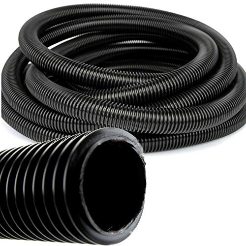 DeClean 8 Meter Staubsaugerschlauch Meterware 32mm Ø Innen, Saugschlauch, Reparaturschlauch, Schlauch für Staubsauger in hochwertige Industriequalität